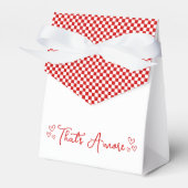 アモアだ！赤いイタリアン花嫁の提案 フェイバーボックス (正面サイド)