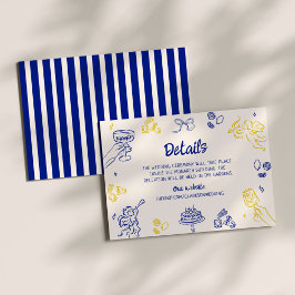 アモアだ!青と黄のイタリアン詳細 エンクロージャーカード