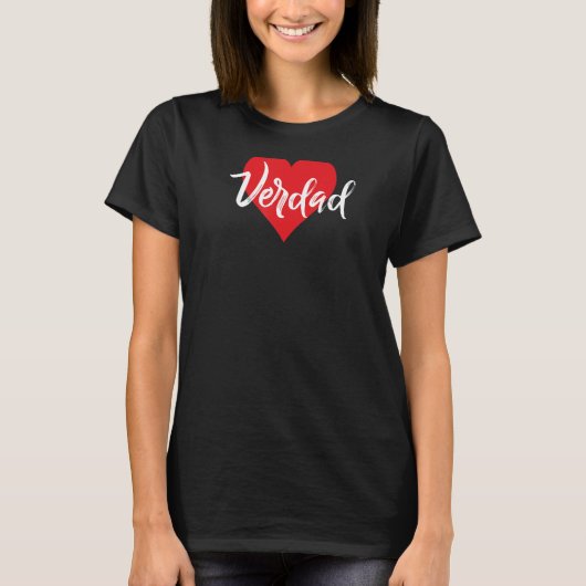 アモアベルダードプライマーノムブルヨコラゾン Tシャツ (正面)