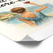 アモア風のポスター | おもしろいイタリアンインスパイアウォールアート ポスター (角)