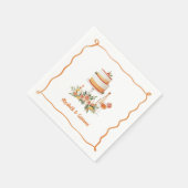 アモア&アランチ | スウィートシトラス結婚のナプキン スタンダードカクテルナプキン (角)