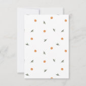 アモア&アランチ | モノグラムウェディングRSVP 出欠カード (裏面)