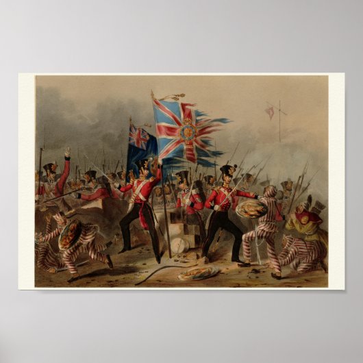 アモイ王室の中国第18アイルランド連隊 ポスター (正面)