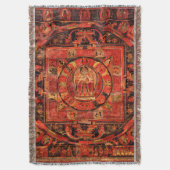 アモガパシャマンダラタンカ スローブランケット (正面縦)