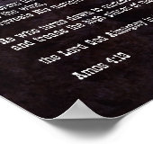 アモス4:13...ポスタープリント ポスター (角)