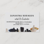 アモダンーティストIllustratorのス絵を描クリプト 名刺 (裏面)