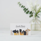 アモダンーティストIllustratorのス絵を描クリプト 名刺 (スタンド正面)