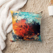 アモダンートカラフルコンテンポラリーアートワーク色s クッション (ブランケット)