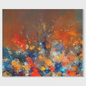 アモダンートカラフルコンテンポラリーアートワーク色s ラッピングペーパー (フラット)