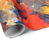 アモダンートカラフルコンテンポラリーアートワーク色s ラッピングペーパー (ロールコーナー)