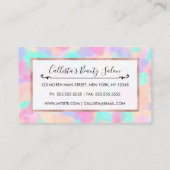 アモダンートガーリーピンクパープル絵を描スプッチ ロイヤリティカード (裏面)