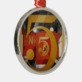 アモダンートキュビストデマス姿5金ゴールド メタルオーナメント (右)