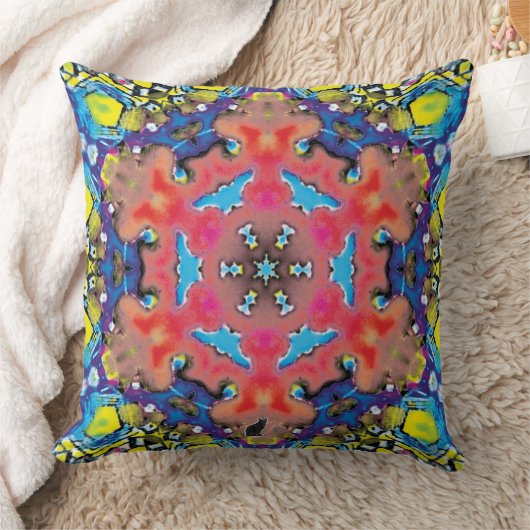 アモニウム万華鏡のように千変万化するパターン枕 クッション (ブランケット)