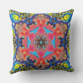 アモニウム万華鏡のように千変万化するパターン枕 クッション (裏面)