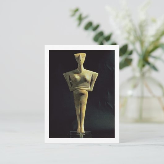 アモルゴ島の姿のイネ科動物の群れ ポストカード (スタンド正面)