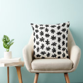 アモルフィックシェイプ120322 – 白に黒 クッション (椅子)