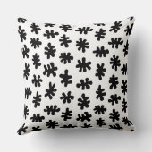 アモルフィックシェイプ120322 – 白に黒 クッション (裏面)