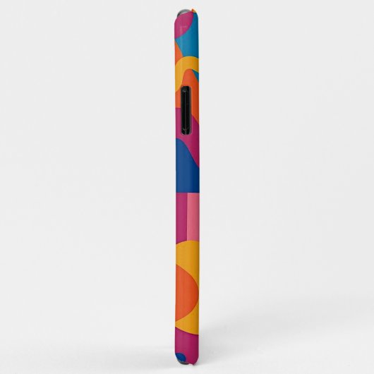 アモルフカラフルファンキーェス形状アートパターン Case-Mate iPhoneケース (裏面/右)