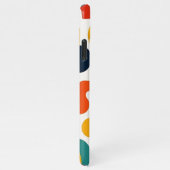 アモルフファンキーカラフルェス形状アートパターン iPhoneケース (右側)