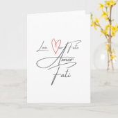 アモル·ファティ-我々の運命を愛 カード (黄色い花)