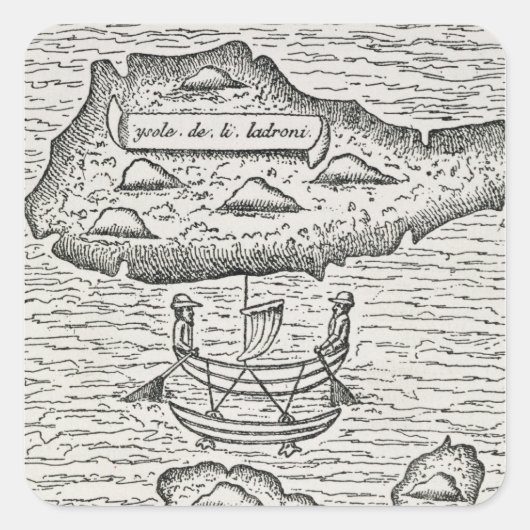 アモレッティのピガフェッタのラドロネス スクエアシール (正面)