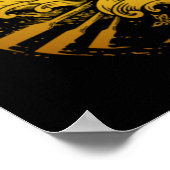 アモンアマルスレトロ-スタイルファンアートデザイン ポスター (角)