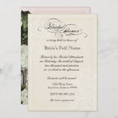 アモーニンググローリーアジャンジアブライダルシャワー招待状 招待状 (正面/裏面)