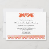 アモールエテルノパペルピカドバナー招待状 招待状 (正面)