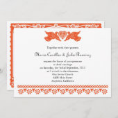 アモールエテルノパペルピカドバナー招待状 招待状 (正面/裏面)