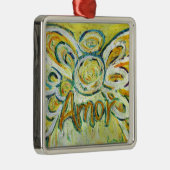 アモールエンジェルスペインのワード("愛")休日オーナメント メタルオーナメント (右)