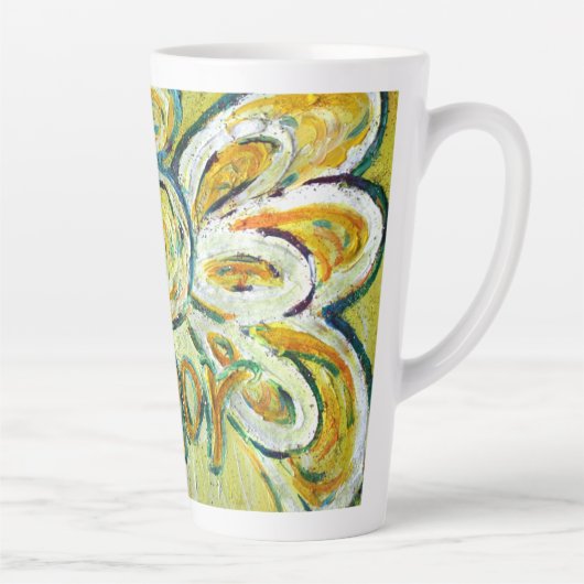 アモールエンジェルワードアートカスタムラテマグカップ カフェラテマグ (右)