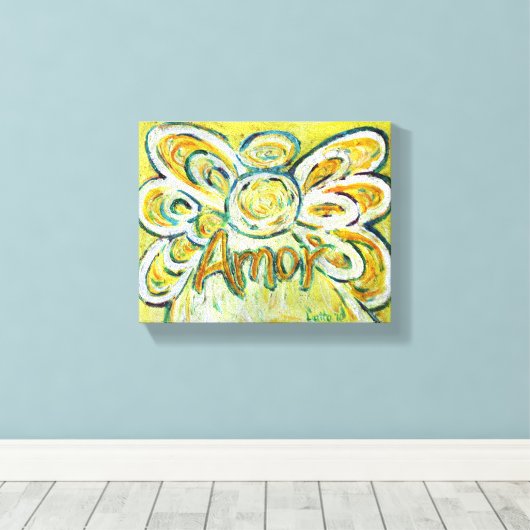 アモールエンジェルワードアー絵画トキャンバスプリント キャンバスプリント (インサイチュ (ウッドフロア))