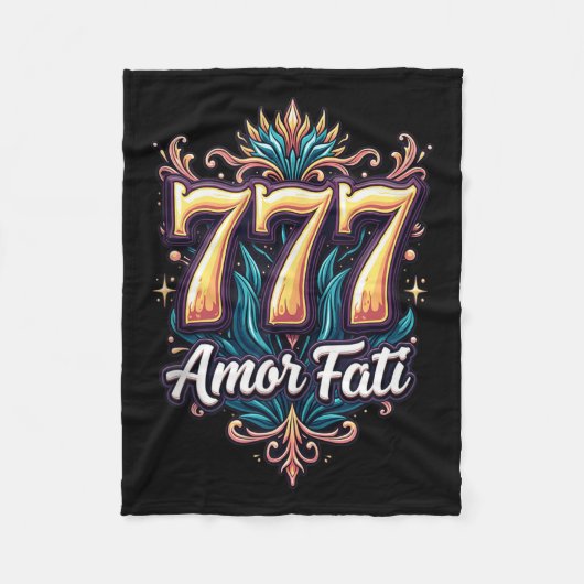 アモールファティストイ感動的ク引用文愛 フリースブランケット (正面)