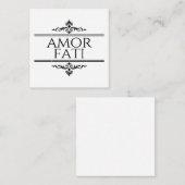 アモールファティ エンクロージャーカード (正面/裏面)