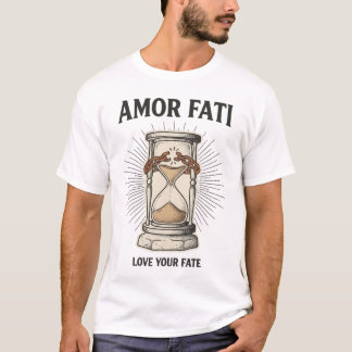アモール・ファティ 禁欲思想の砂時計と壊れた鎖 Tシャツ