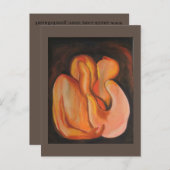 アモール – 抽象芸術バイジーンフォルツミニプリント ポストカード (正面/裏面)
