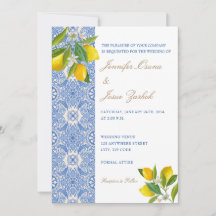 アモーレの除幕式:イタリアンタイルとレモンゼストウェッド