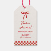 アモーレイタリアバチェロレッテありがとう ギフトタグ (正面)