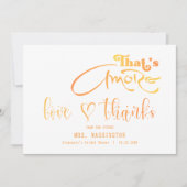 アモーレイタリアンブライダルシャワーであるアペロルカクテル サンキューカード (正面)