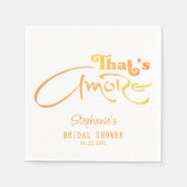 アモーレイタリアンブライダルシャワーであるアペロルカクテル スタンダードカクテルナプキン (正面)