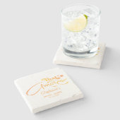 アモーレイタリアンブライダルシャワーであるアペロルカクテル ストーンコースター (横)