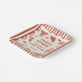 アモーレイタリアンブライダルシャワー ペーパープレート (傾斜あり)