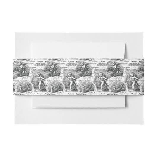 アモーレキューピッド結婚ロマンチックな愛か婚約 招待状ベリーバンド (正面例)