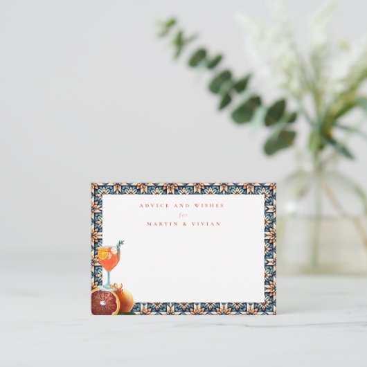 アモーレジューシーオレンジスピリッツアドバイスカード エンクロージャーカード (スタンド正面)