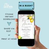 アモーレスピリッツイタリアンタイルブライダルシャワー 招待状