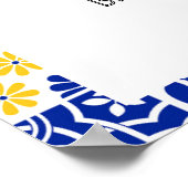 アモーレスピリッツレモンブライダルシャワーウェルカムサイン ポスター (角)