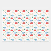 アモーレパスタパーティー ブライダルシャワー ラッピングペーパーシート (正面2)