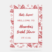 アモーレピザ ブライダルシャワー ウェルカムサイン アクリルサイン (正面)