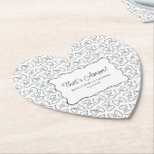 アモーレブライダルシャワーのパスタパタイタリアンン ペーパーコースター (アングル)