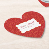 アモーレブライダルシャワーのパスタパタイタリアンン ペーパーコースター (アングル)